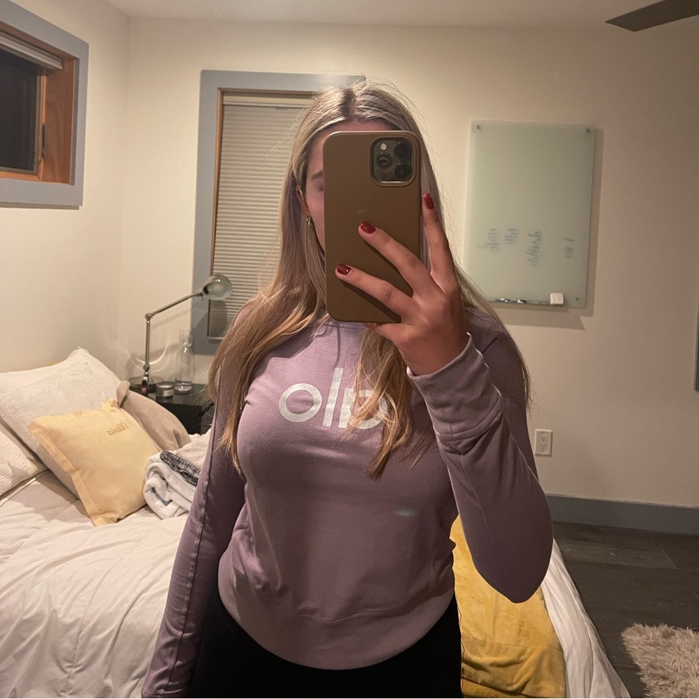 Alo cropped sweatshirt